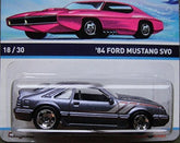 HOT Wheels 2014 Release Cool Classics '84 Ford MUSTNG SVO with Pink CAR ON Picture Package